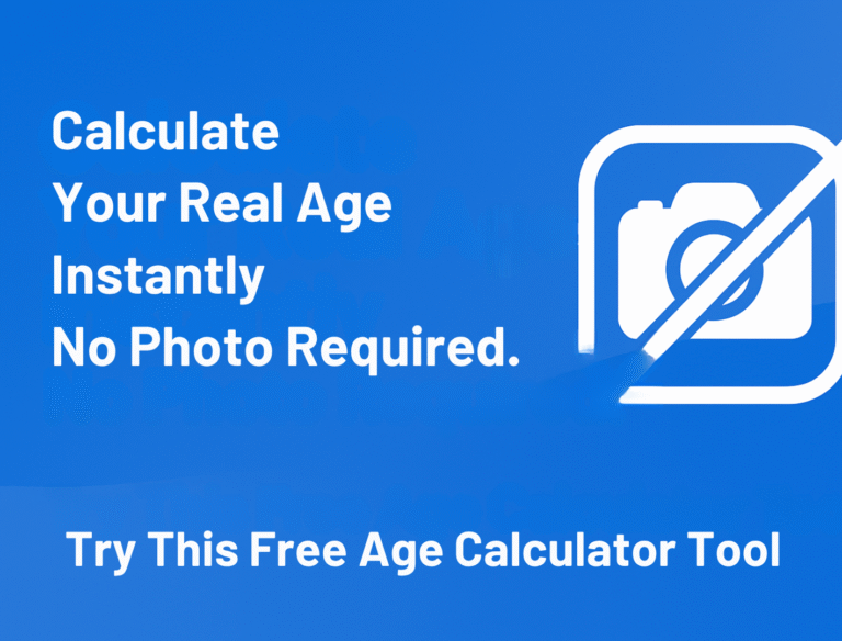 age calculator by photo