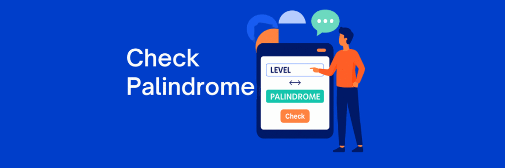 Palindrome Checker Tool Banner